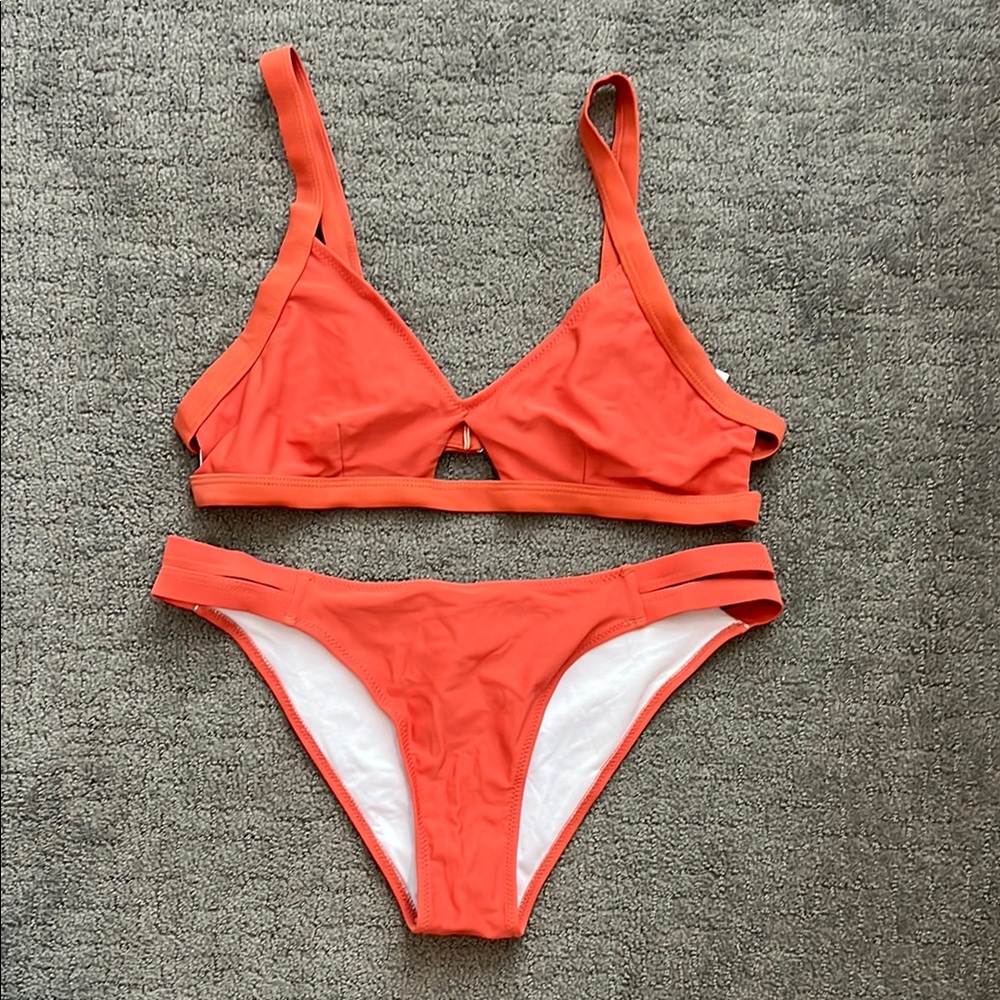 Women's Orange Bikini Set
